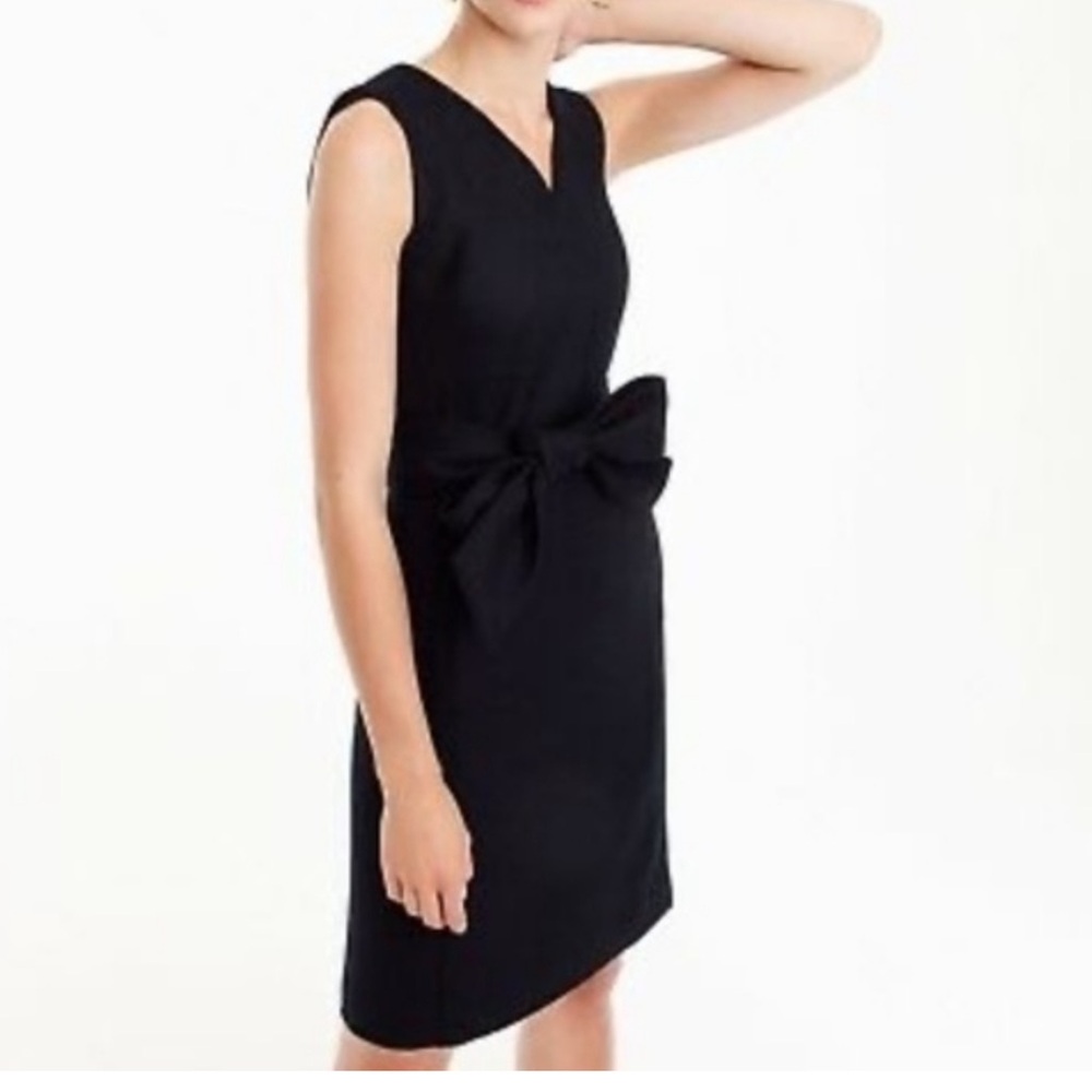 J. Crew black wool dress size 00